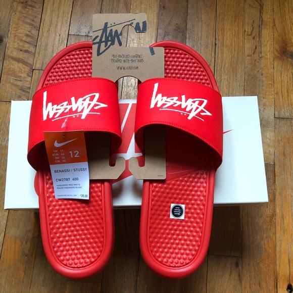 nike stussy benassi slides price
